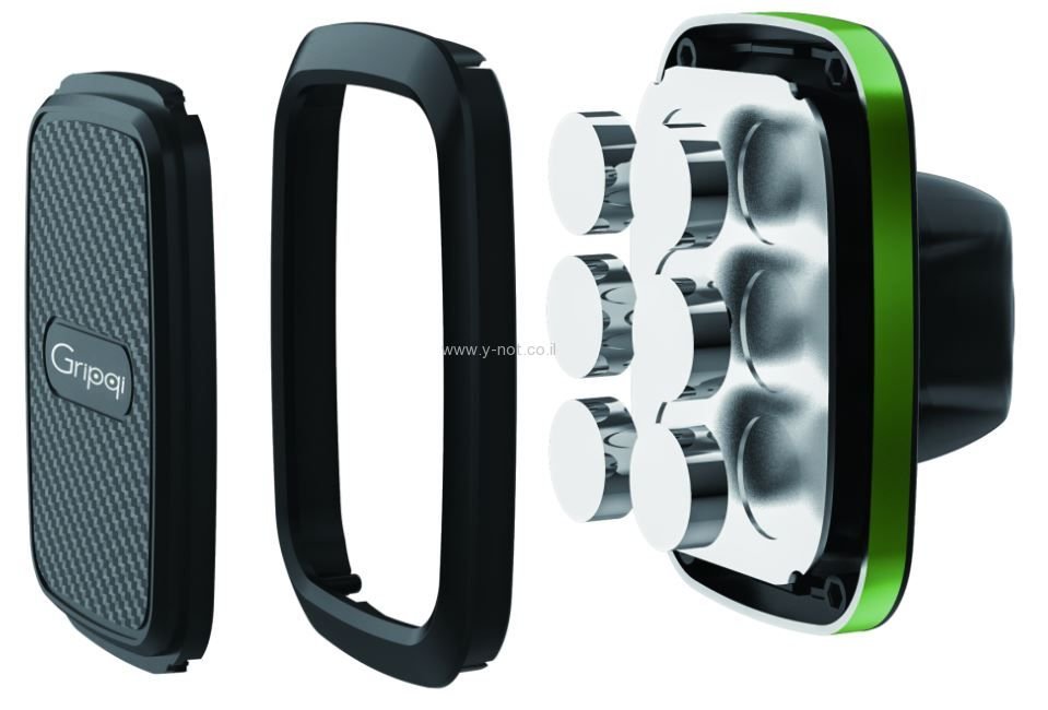 Alternative view of מגנט לסלולארי מתחבר למזגן הרכב - חזק מאוד! XS55 מבית Gripqi