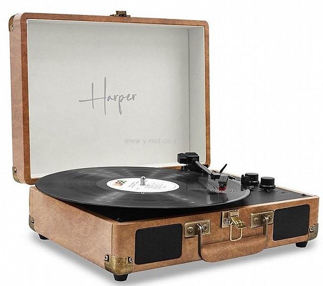 Alternative view of פטיפון HARPER BT HRT-8 שחור / חום