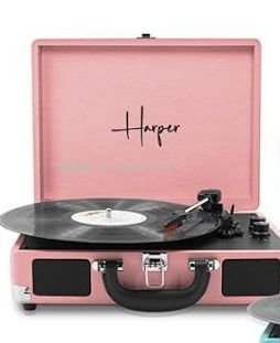 פטיפון HARPER BT HRT-8 שחור / חום – תמונה 5