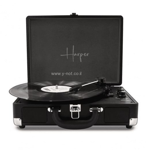 פטיפון HARPER BT HRT-8 שחור / חום