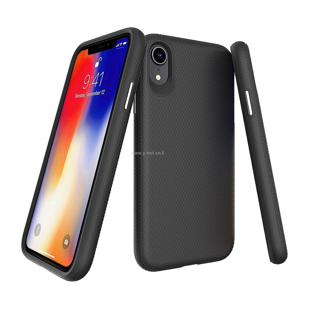 מגן אייפון <b>XS Max - </b> דגם Grip Flex - שני חלקים