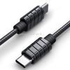כבל סנכרון וטעינה - USB-Type-C ל - USB-Type-C שזור IWALK (תומך PD)