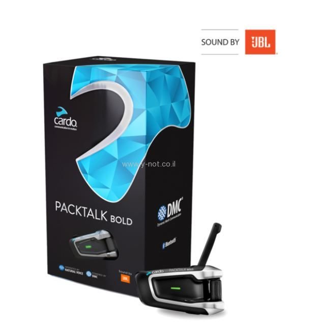 דיבורית בלוטוס לקסדה Cardo PACKTALK Bold JBL