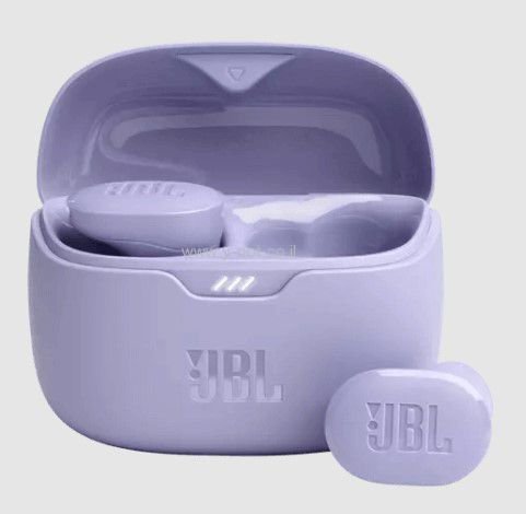 אוזניות JBL TUNE BUDS TWS - בצבעים : שחור / לבן / סגול. – תמונה 3