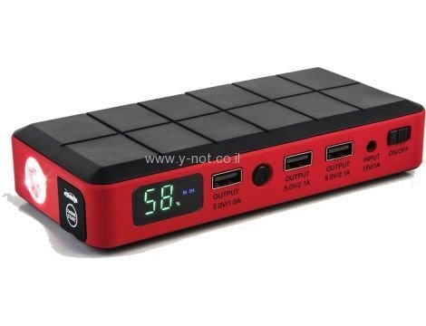 סוללה ניידת עם בוסטר לרכב ופנס LED APEX SOUTHKING APX-170 – תמונה 5