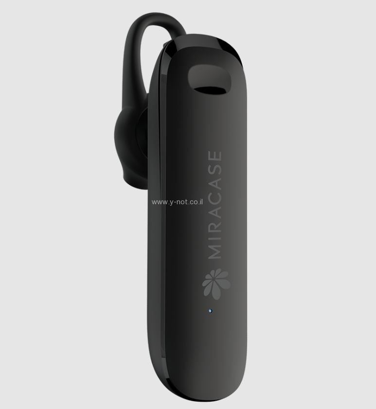 אוזניית בלוטות' בצבע לבן/שחור דגם MBTH900 מבית MIRACASE