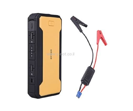 סוללת חירום 12000mAH להתנעת הרכב MIRACASE