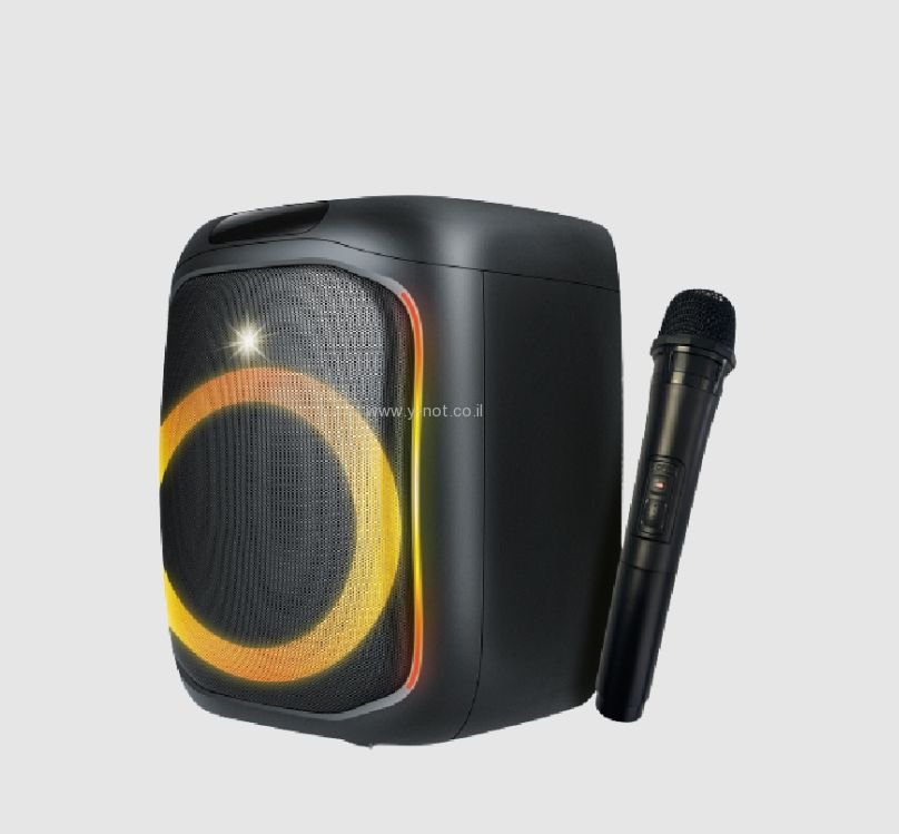 ערכת קריוקי ניידת עם דיבורית ומיקרופון MIRACASE 6.5 MKS10 40W