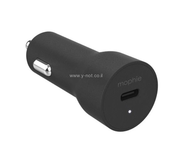 מטען רכב מהיר 18W יציאת MOPHIE PD USB-C