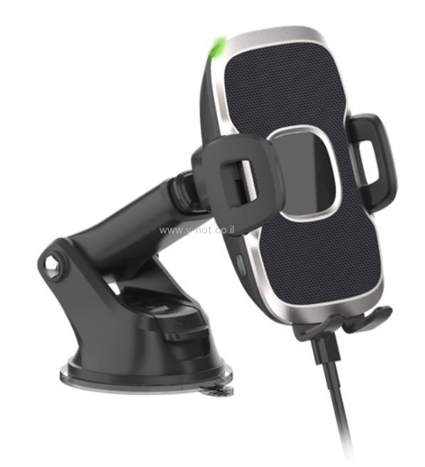 מעמד אלחוטי לרכב MOWER דגם 15W כולל כבל TYPE C