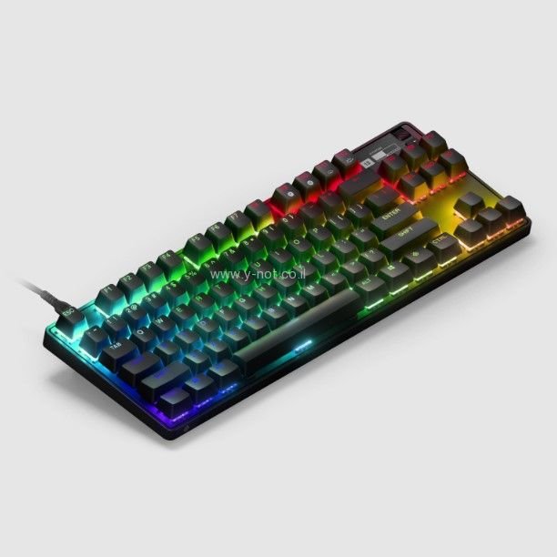 מקלדת גיימינג מכאנית מקצועית מוקטנת Apex Pro TKL 2023 (עם מקשים בעברית ואנגלית) – תמונה 3