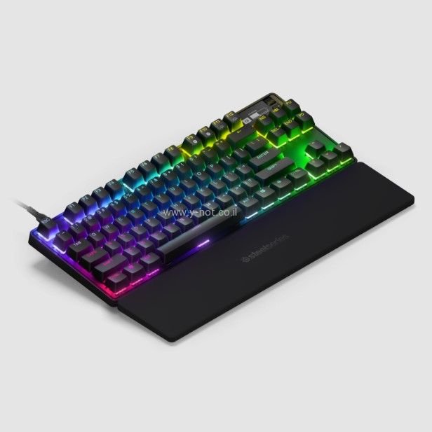 מקלדת גיימינג מכאנית מקצועית מוקטנת Apex Pro TKL 2023 (עם מקשים בעברית ואנגלית) – תמונה 4