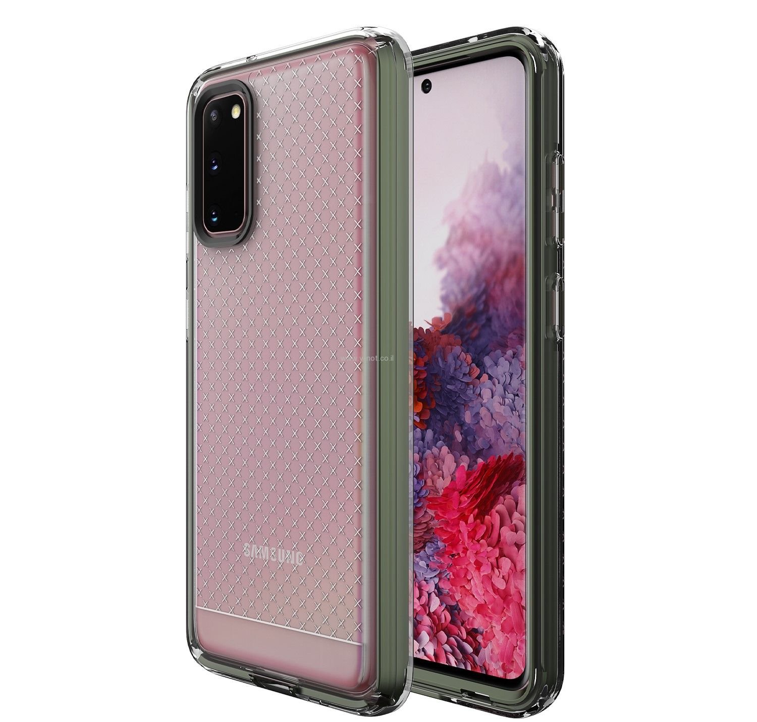 כיסוי לגלקסי Grip Case Ninja Clear SAMSUNG S20 - בצבעים – תמונה 2