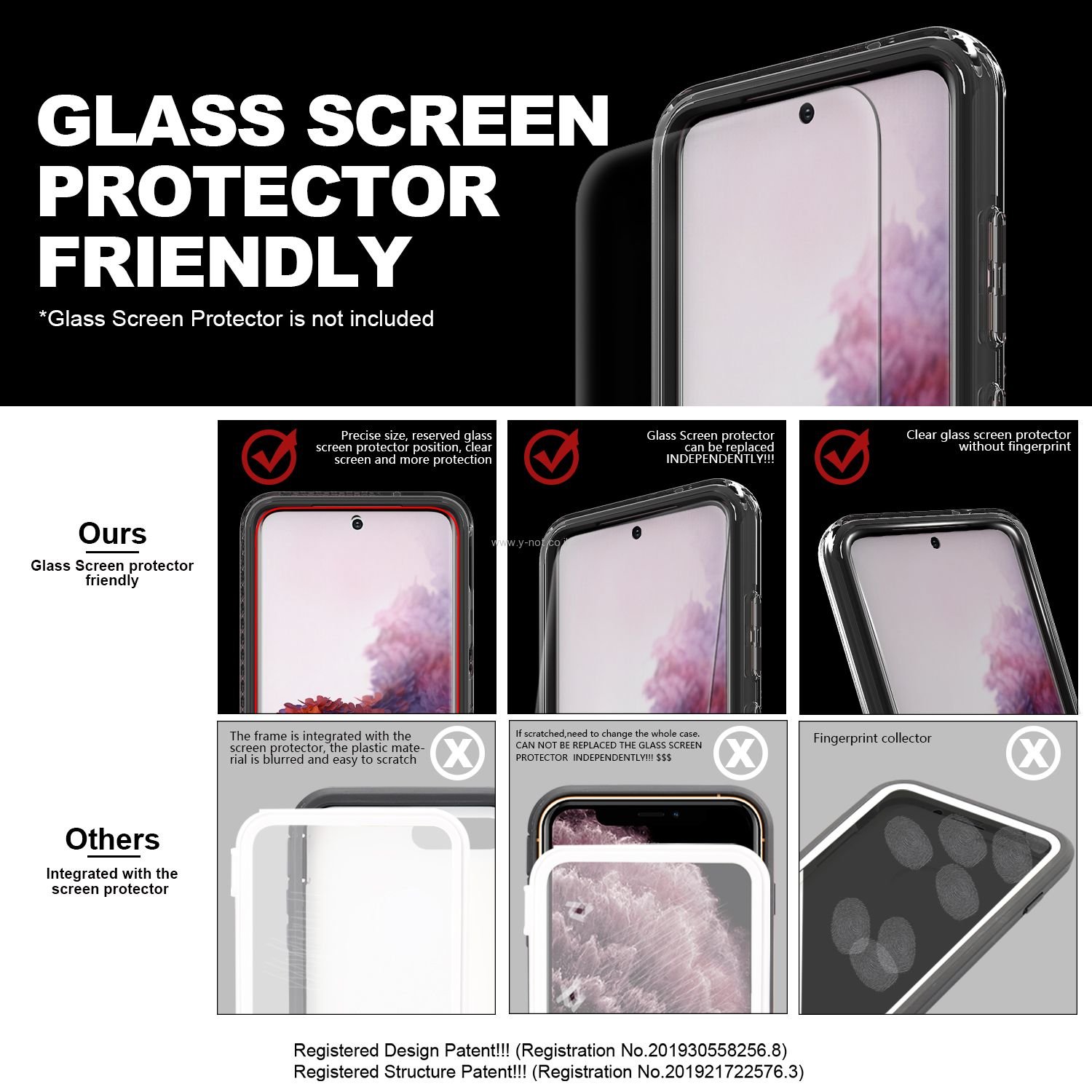 כיסוי לגלקסי Grip Case Ninja Clear SAMSUNG S20 - בצבעים – תמונה 5