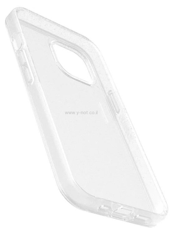 מגן מנצנץ לאייפון 15 דגם OTTERBOX SYMMETRY - שקוף נצנץ – תמונה 3