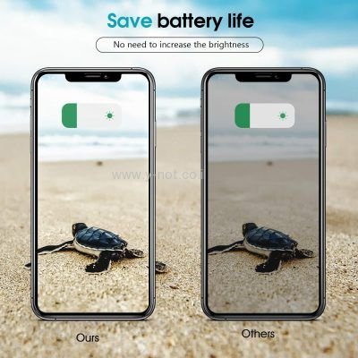 Alternative view of מגן מסך עם<B> פרטיות </B>לאייפון 11 <B>פרו </B>מזכוכית מחוסמת מבית OTAO! - כל המסך