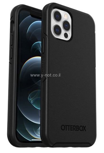 Alternative view of מגן אוטרבוקס סימטרי לאייפון 12 <b>פרו מקס </b>עם MagSafe - שחור