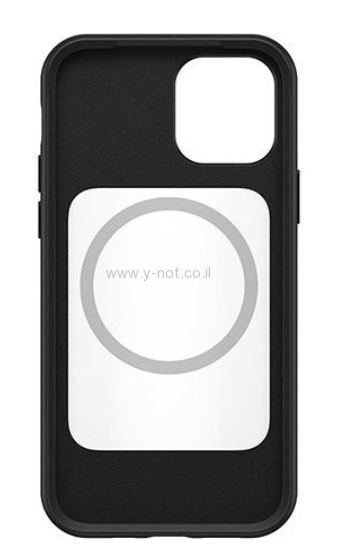 מגן אוטרבוקס סימטרי לאייפון 12 <b>פרו מקס </b>עם MagSafe - שחור – תמונה 3