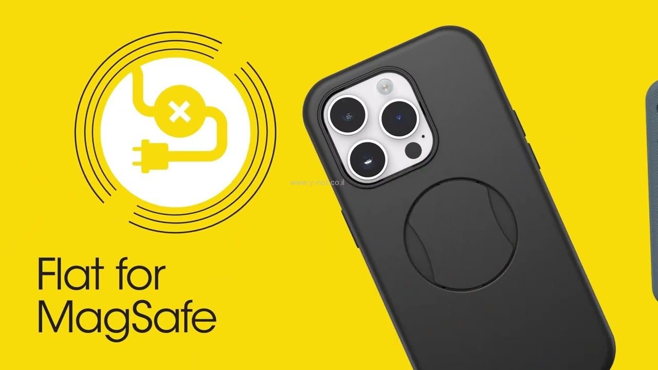 מגן אוטרבוקס <b>אייפון 15 פרו גריפ </b> עם MagSafe - שחור – תמונה 3