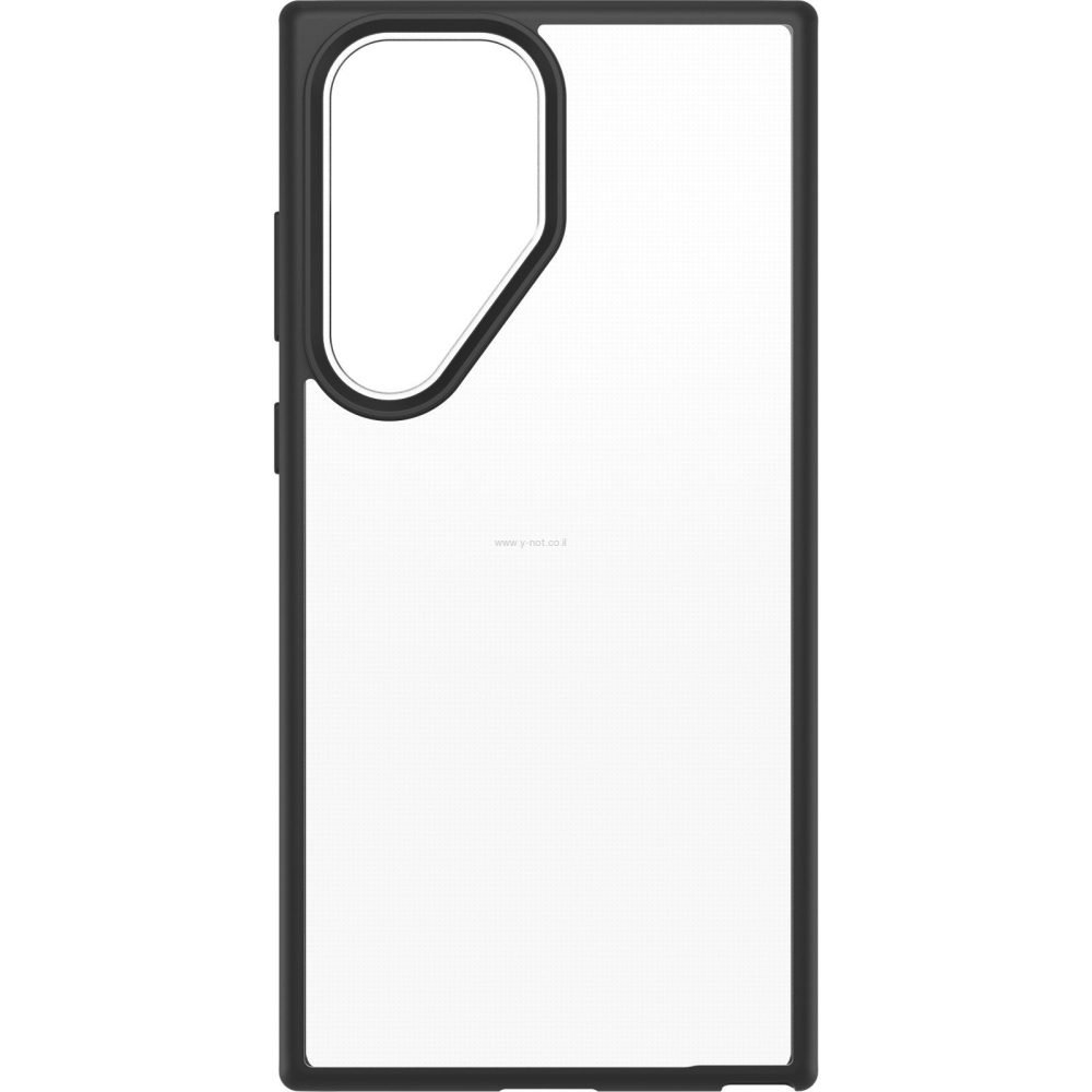 Alternative view of כיסוי OTTERBOX ל Galaxy <b>S24 ULTRA </b> דגם React  ,   <b >שקוף/שקוף מסגרת שחורה </b