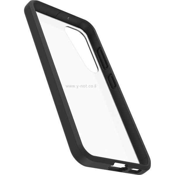 כיסוי OTTERBOX ל Galaxy <b>S24 PLUS</b> דגם React , <b>שקוף/שקוף מסגרת שחורה </b – תמונה 3