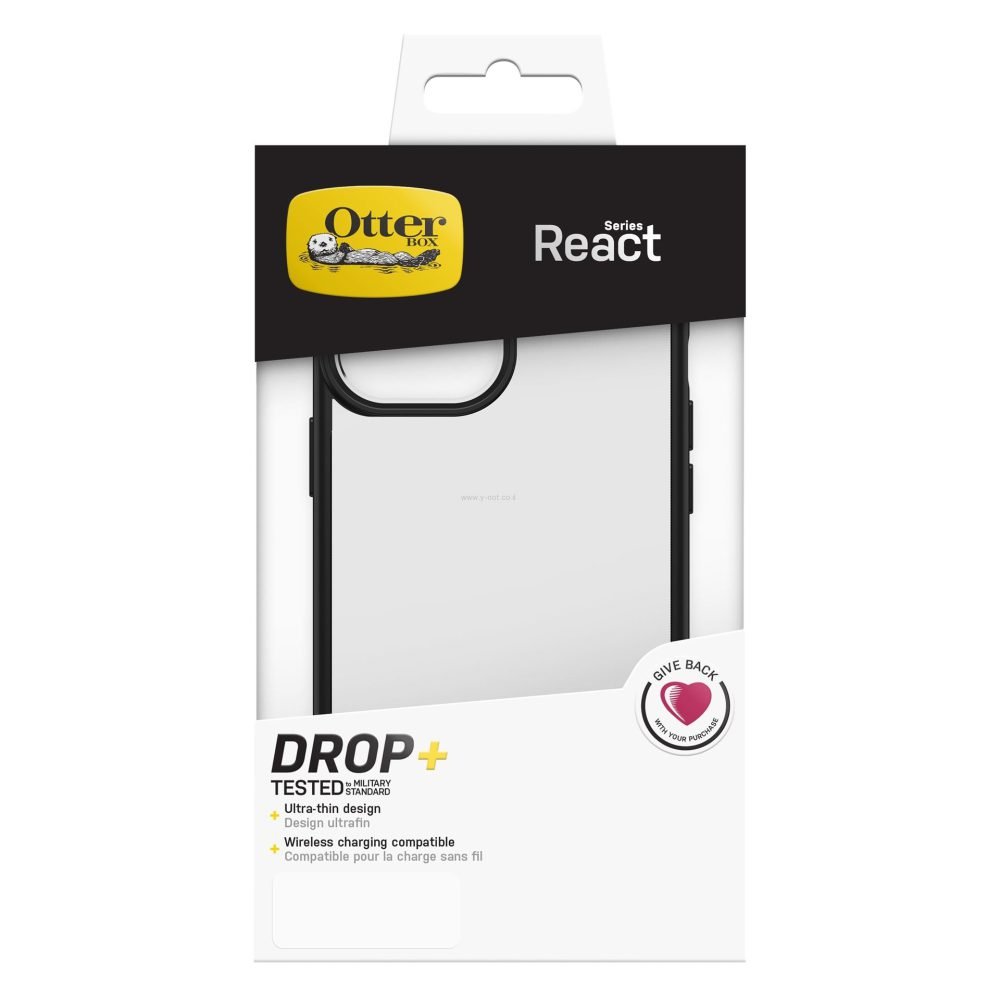 Alternative view of מגן אייפון 12 <b>פרו מקס </b>דגם  iPhone 12 PRO MAX OTTERBOX React- שקוף