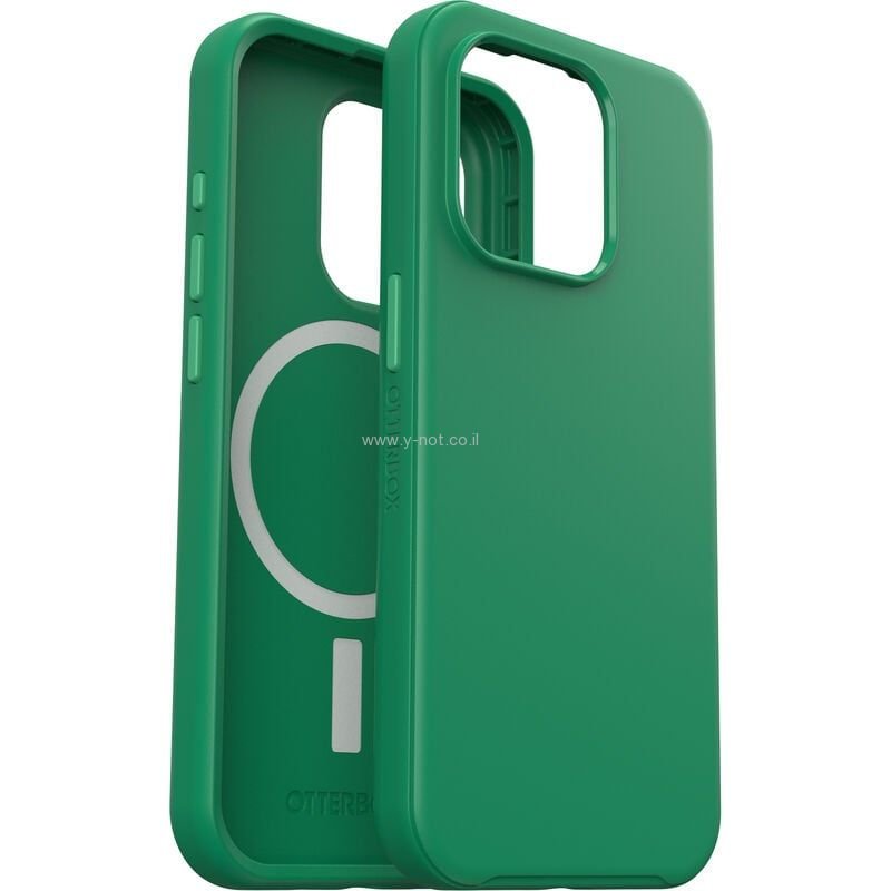 מגן אייפון 15 דגם OTTERBOX SYMMETRY כולל MagSafe  - ירוק