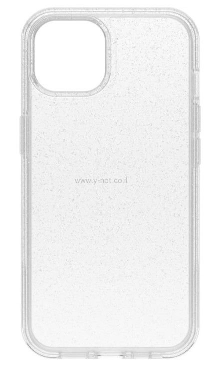 מגן מנצנץ לאייפון 14 דגם OTTERBOX SYMMETRY - שקוף נצנץ – תמונה 3