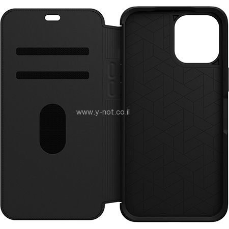 מגן ארנק לאייפון 12 <b> Pro Max </b>- יוקרתי מעור אמיתי - Otterbox Strada – תמונה 4