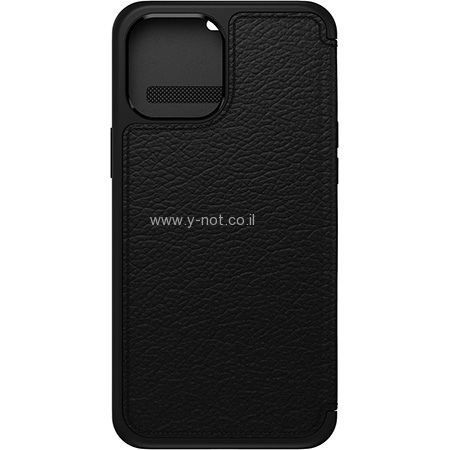 מגן ארנק לאייפון 12 <b> Pro Max </b>- יוקרתי מעור אמיתי - Otterbox Strada – תמונה 5