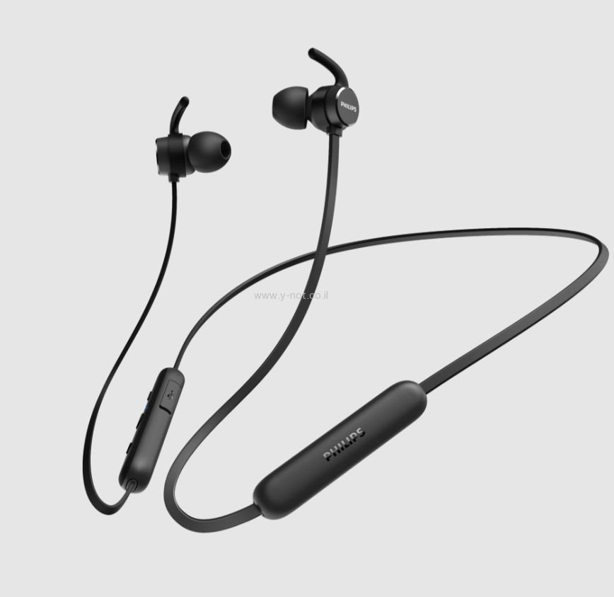 Alternative view of אוזניות כפתור אלחוטיות PHILIPS In-ear wireless headphones בצבע שחור