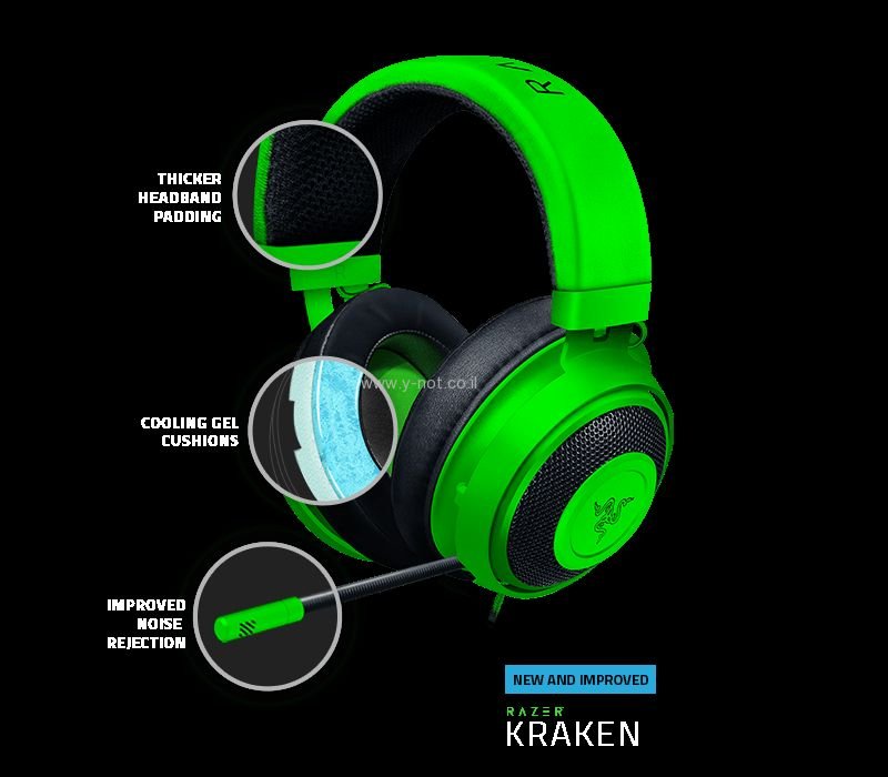 אוזניות גיימינג Razer Kraken Multi Platform – תמונה 3