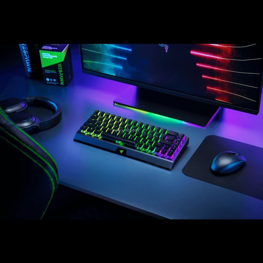 מקלדת מכנית אלחוטית Razer BlackWidow V3 Mini HyperSpeed - Green Switch – תמונה 3
