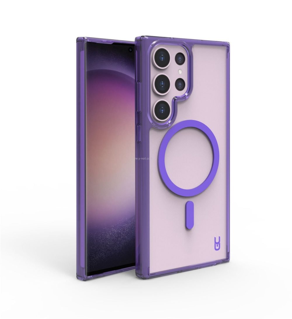 Alternative view of מגן  גלקסי שקוף מסגרת  <b>S24</b> דגם Grip case Crystal <b>Magsafe </b>