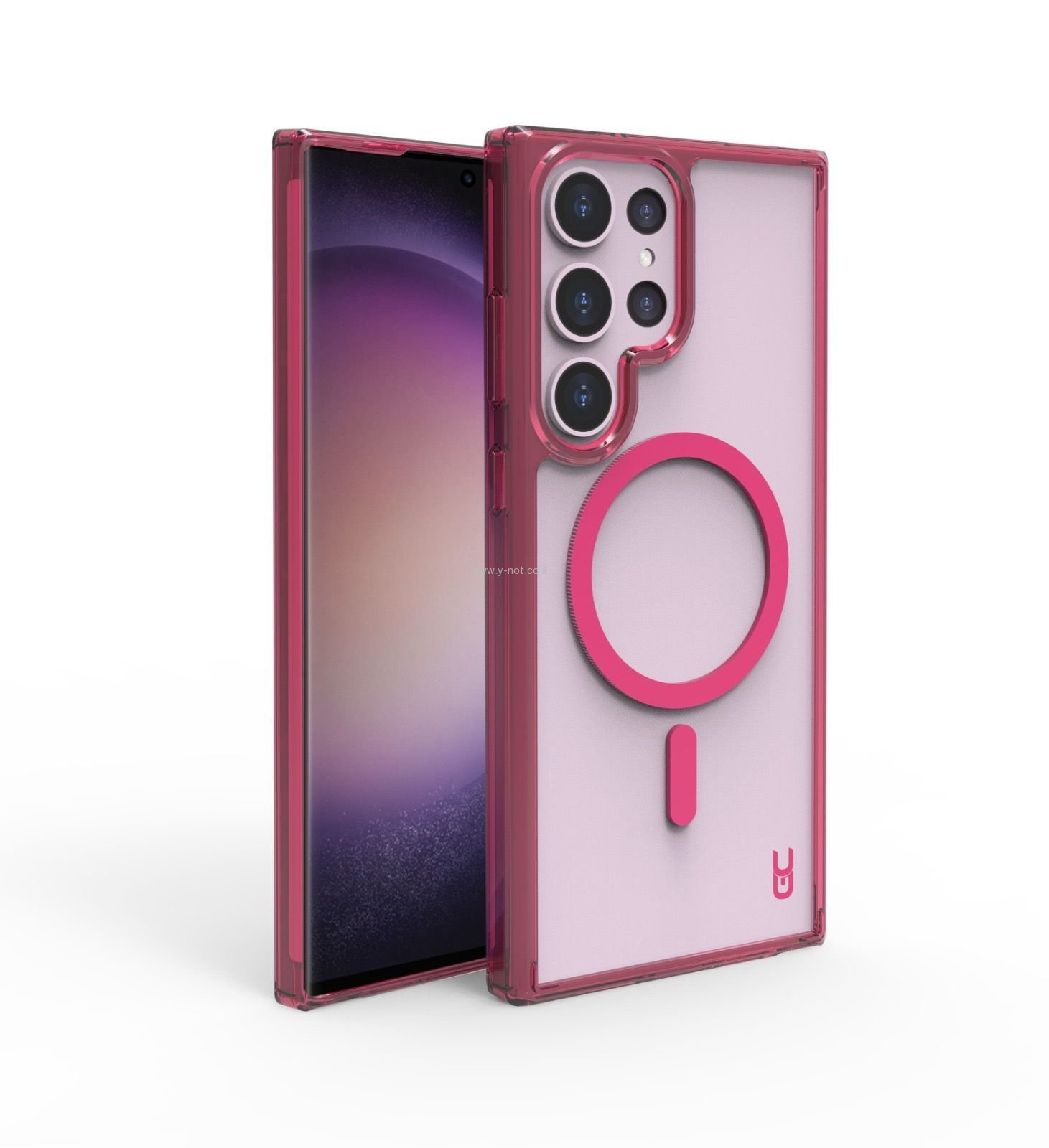 מגן גלקסי שקוף מסגרת <b>S24 ULTRA </b> דגם Grip case Crystal <b>Magsafe </b> – תמונה 5