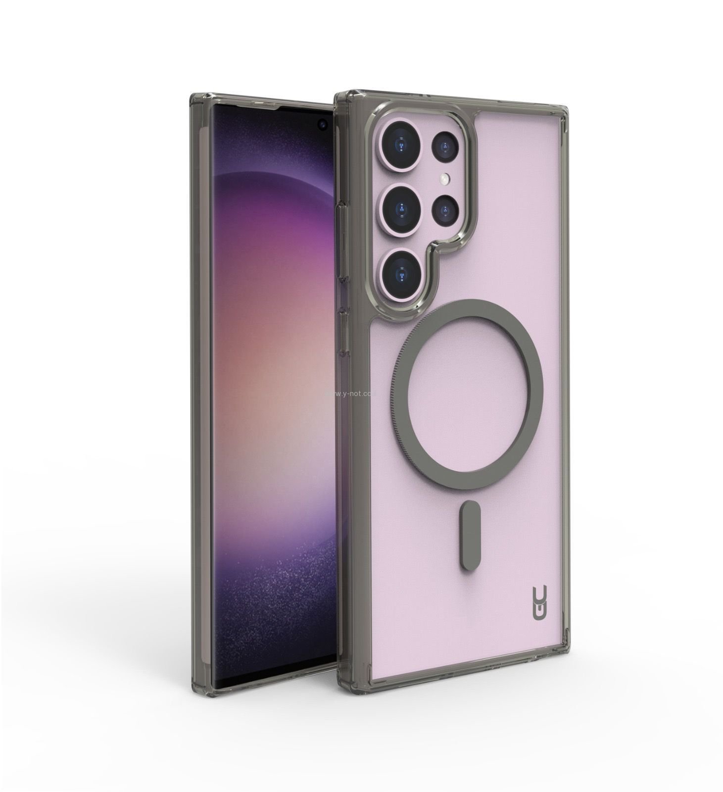 מגן גלקסי שקוף מסגרת <b>S24 ULTRA </b> דגם Grip case Crystal <b>Magsafe </b> – תמונה 6