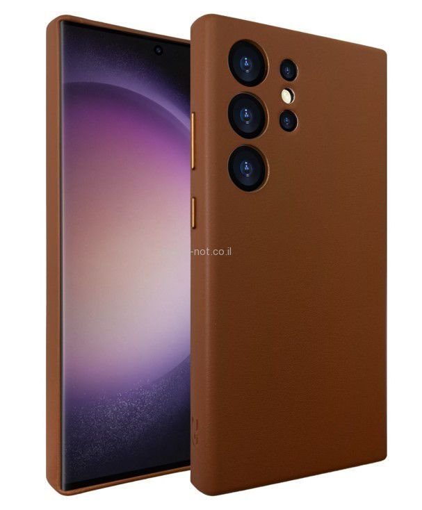 מגן גלקסי דמוי עור <b>S24 PLUS</b> דגם Grip case Gold <b>Magsafe </b> במגוון צבעים. – תמונה 5