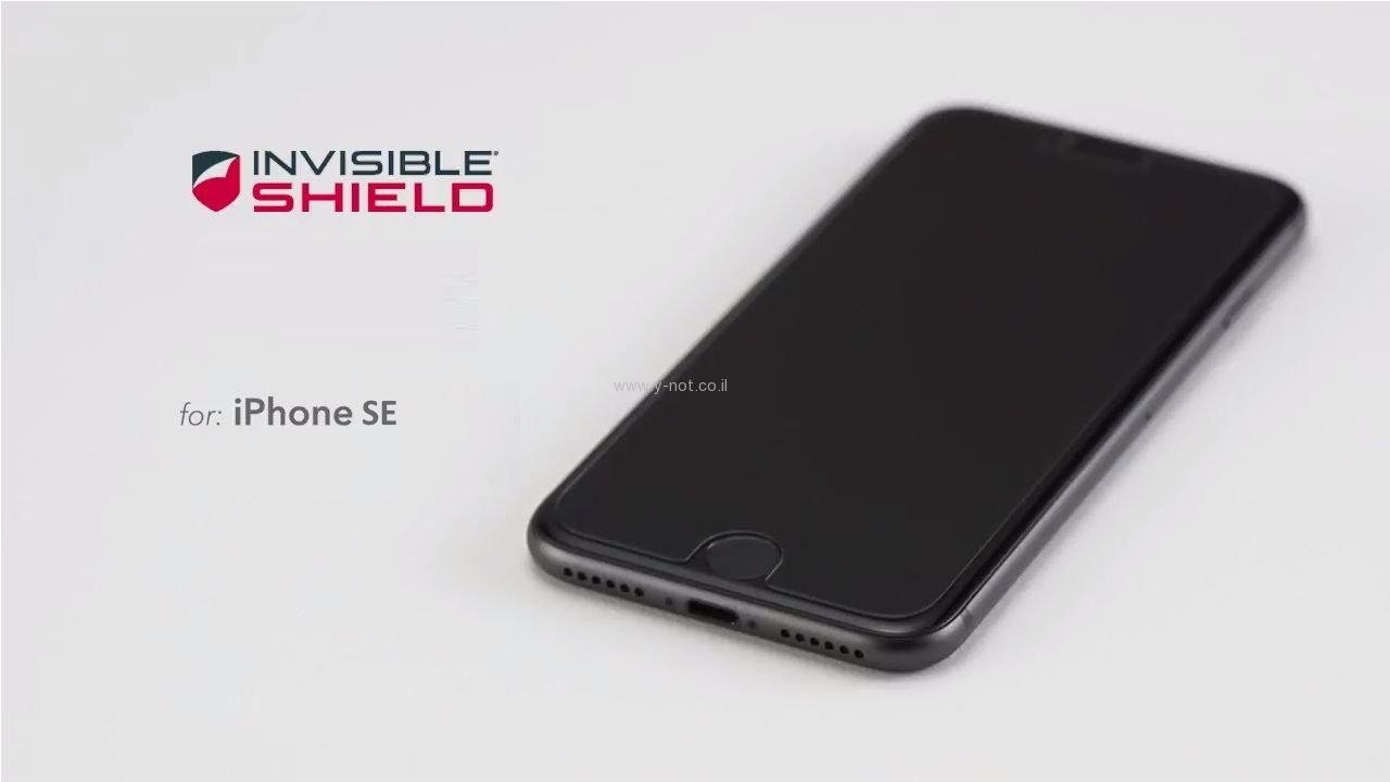 מגן מסך לאייפון SE דגם ZAGG InvisibleShield – תמונה 2