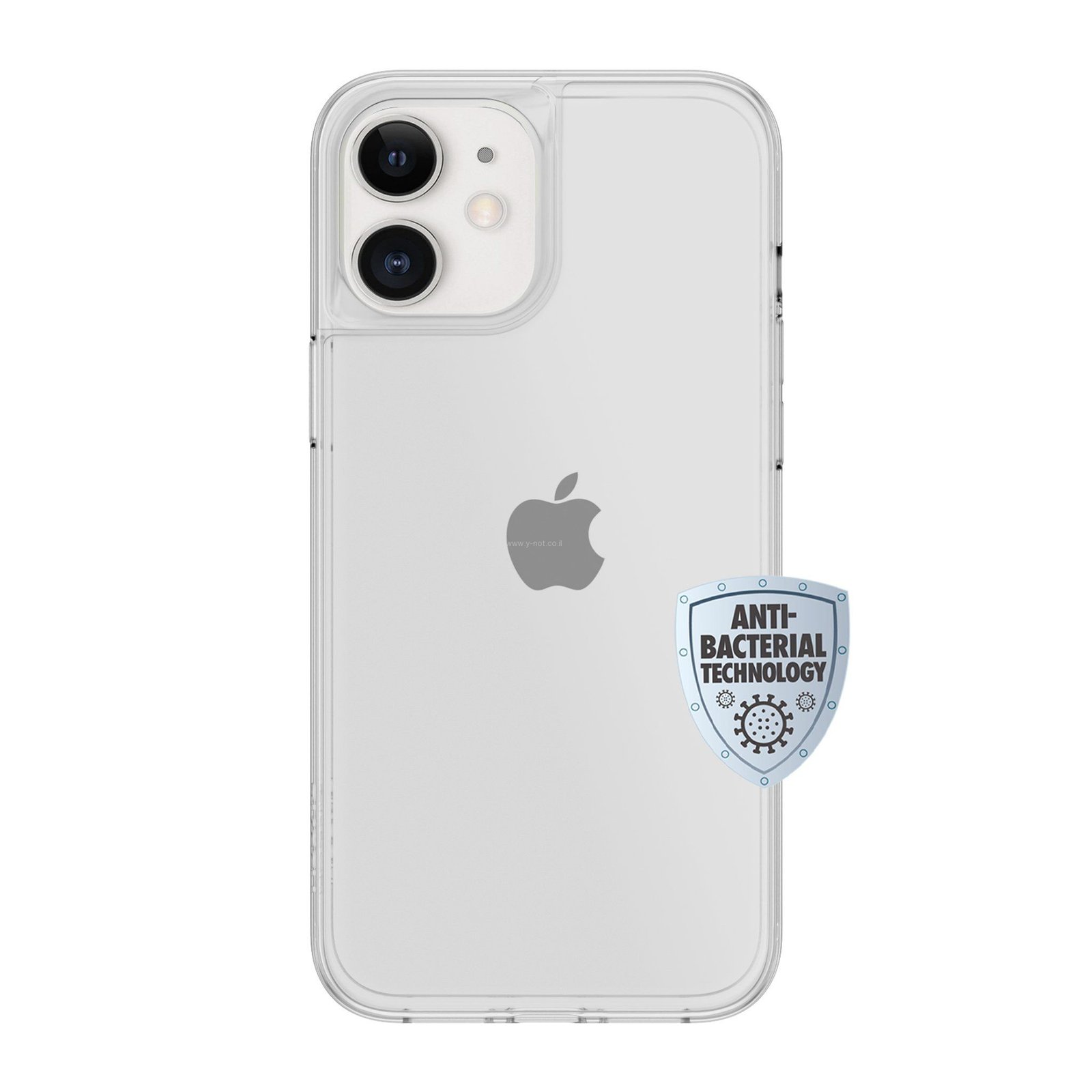 כיסוי קריסטל לאייפון SKECH Crystal iPhone 12 <b>MINI </b> - שקוף