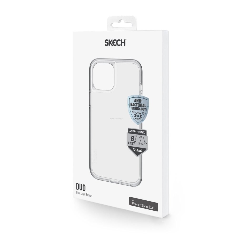 Alternative view of כיסוי לאייפון iPhone 12<b> Mini </b>דגם Skech Duo שקוף