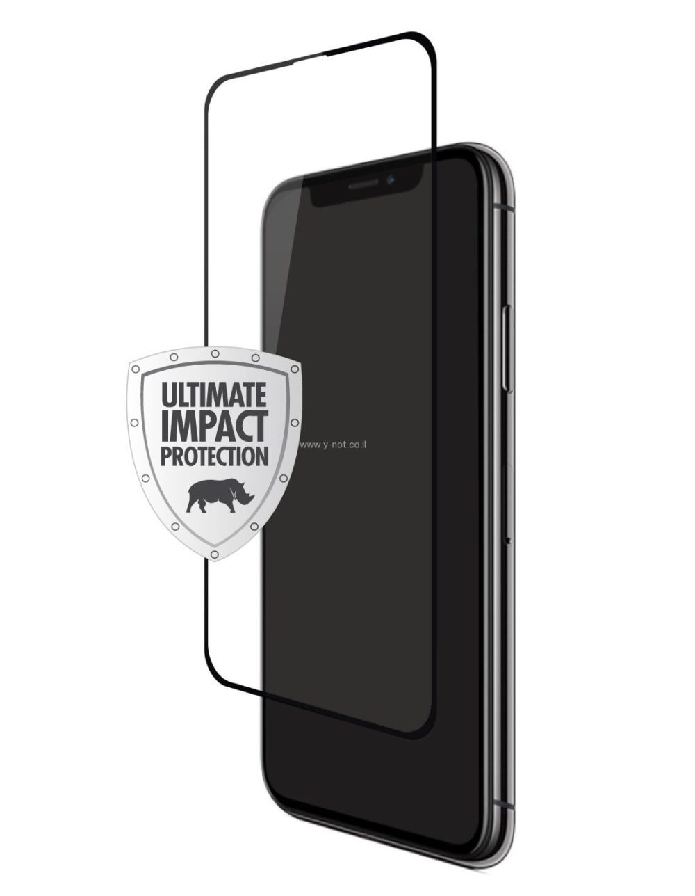 מגן זכוכית SKECH לאייפון iPhone 12 <b>MINI </b>דגם Frontier - BLACK