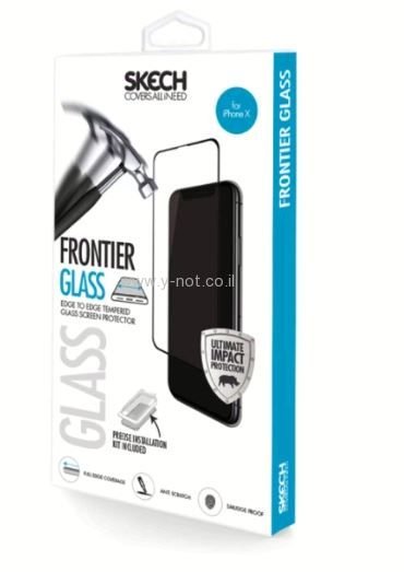 מגן זכוכית SKECH לאייפון iPhone 12 <b>PRO MAX </b>דגם Frontier - BLACK – תמונה 3