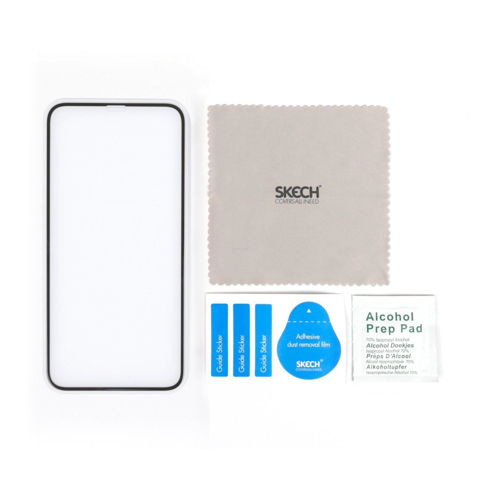 מגן זכוכית SKECH לאייפון iPhone 13 <b>PRO MAX </b>דגם Frontier - BLACK – תמונה 3