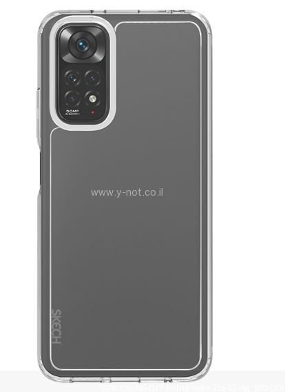 Alternative view of סט כיסוי ומגן מסך REDMI NOTE 11S / 11 4G דגם CRYSTAL שקוף מבית SKECH