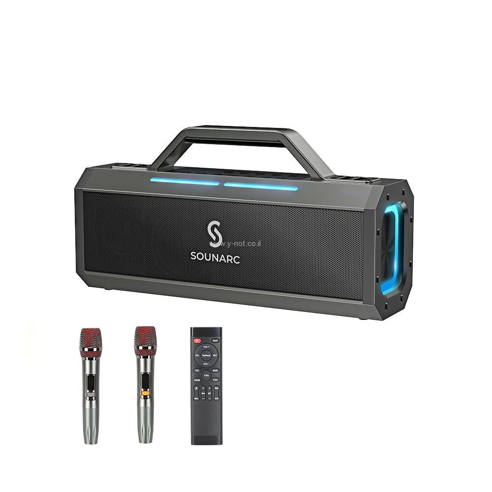 רמקול נייד למסיבת קריוקי  ,  עמידות גבוהה בפני נוזלים  ,  SOUNARC M1