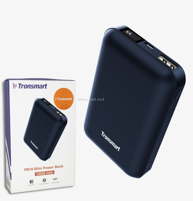 סוללת גיבוי 10000mAh  - מבית TRONSMART