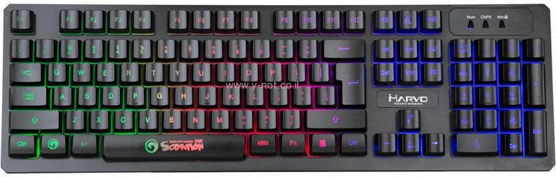 Alternative view of מקלדת גיימינג כולל תאורה MARVO SCORPION K616