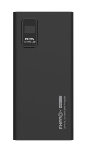 סוללת/ מטען חירום 10000MAH ENERGY Power Bank PD 10K - שחור / לבן – תמונה 4