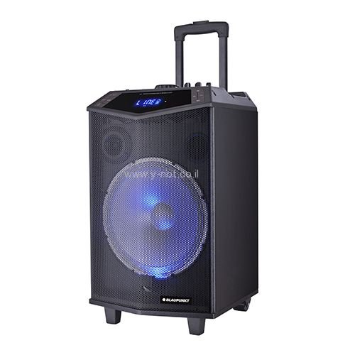 בידורית קריוקי עוצמתית 12" עם 2 מיקרופונים אלחוטיים Blaupunkt SmartBox-12 – תמונה 4