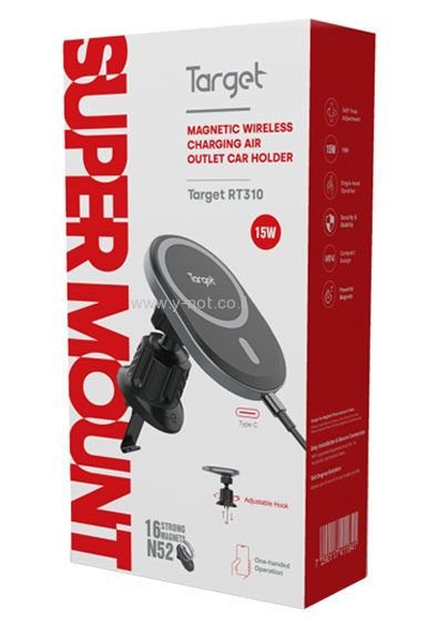 Alternative view of מעמד טעינה אלחוטית לרכב   <b>Magsafe  למזגן </b TARGET TR-310 15W